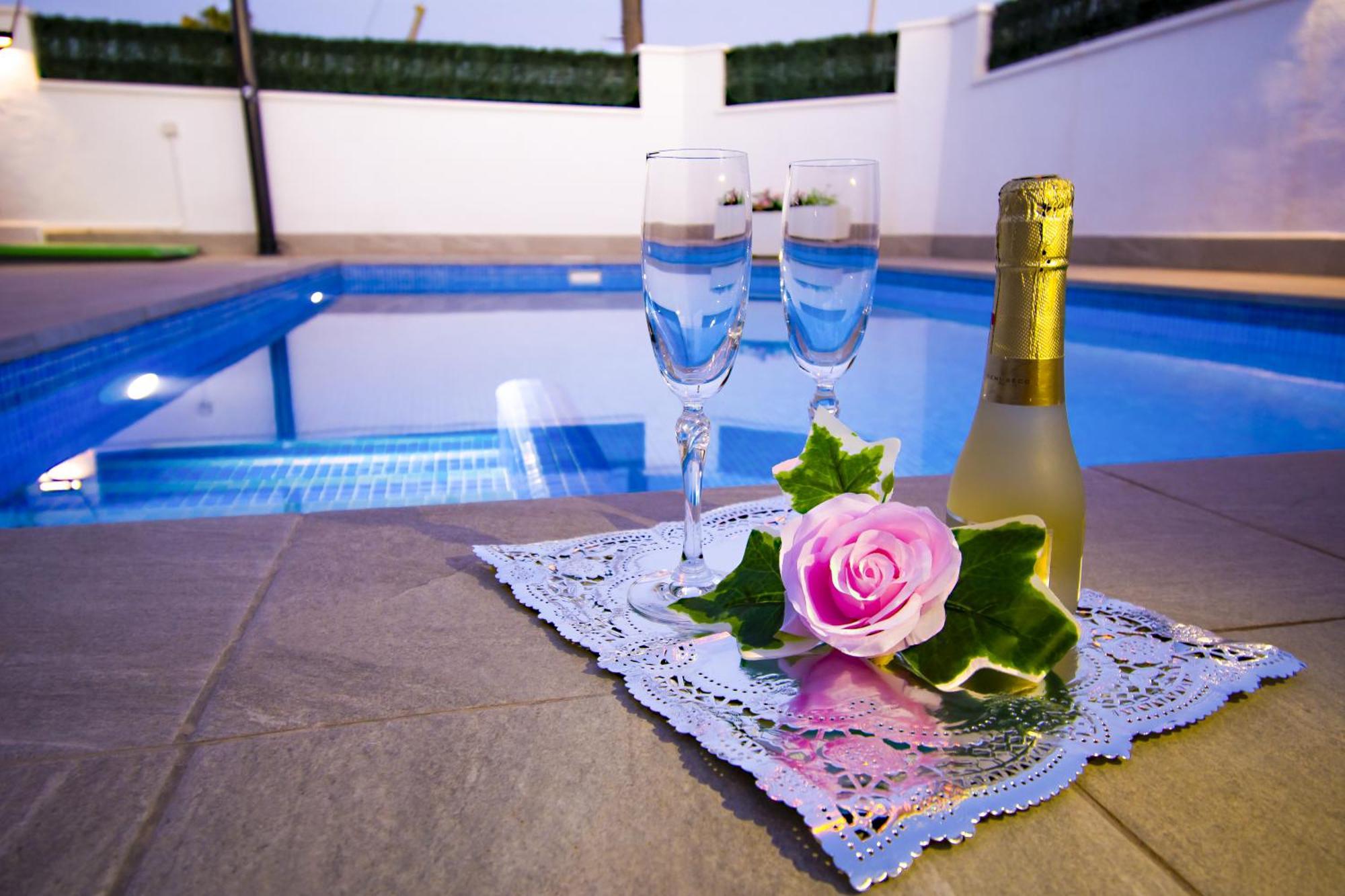 Вилла Casa Soleada Piscina Climatizada Y Privada Сантьяго-де-ла-Рибера Экстерьер фото