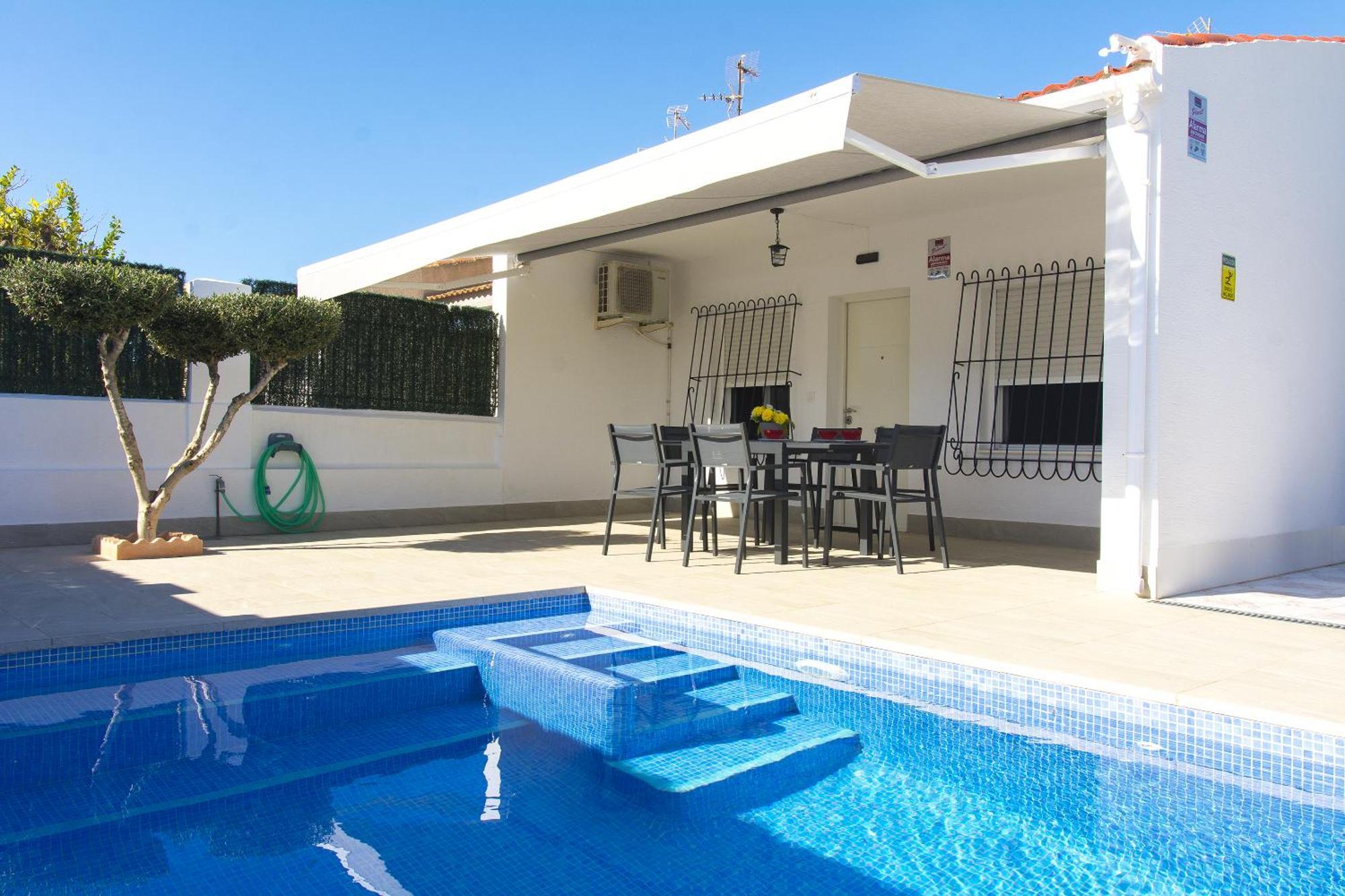Вилла Casa Soleada Piscina Climatizada Y Privada Сантьяго-де-ла-Рибера Экстерьер фото